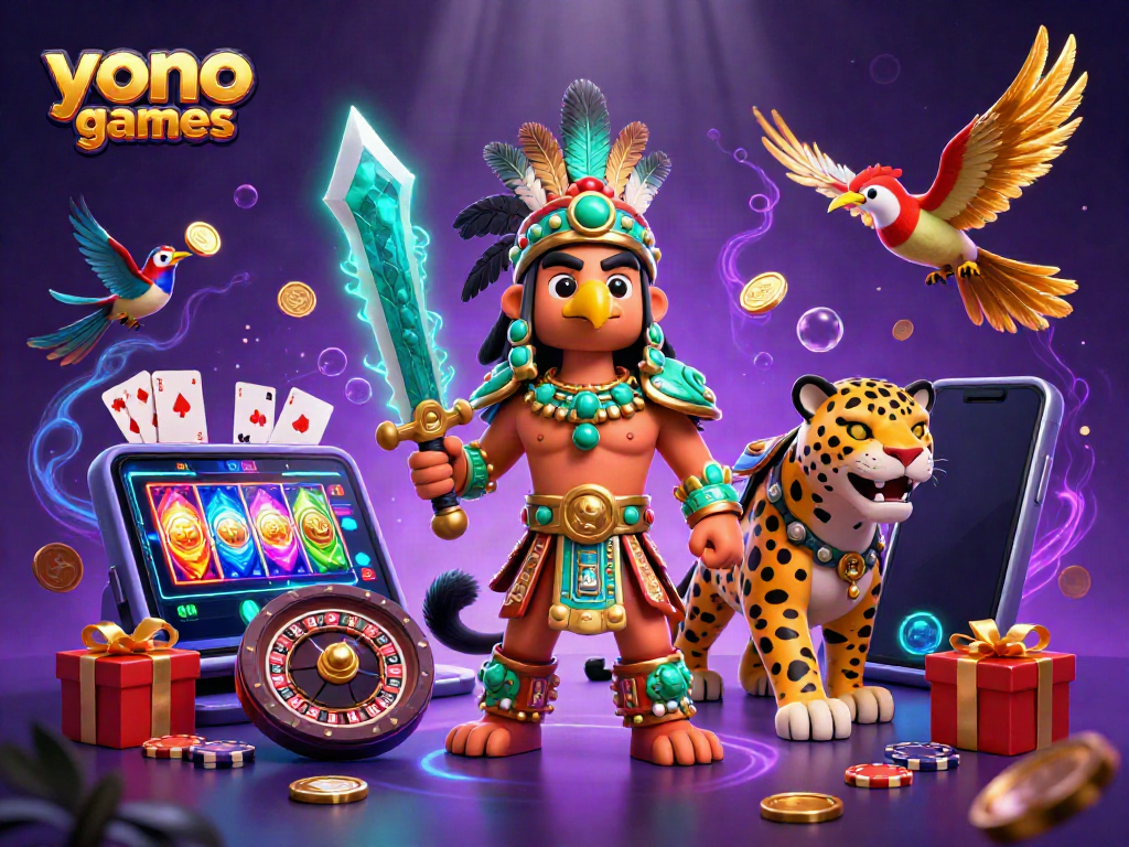 Play yono games with vibrant 3D characters and dynamic casino elements, showcasing thrilling gameplay.