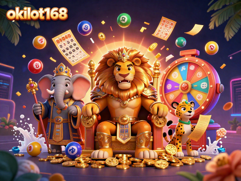 สล็อตออนไลน์ okslot168 พร้อมด้วยราชสีห์นักรบและสัญลักษณ์เกมโชคดี