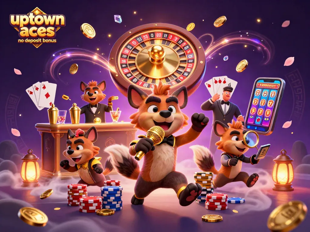 Engage with the uptown aces no deposit bonus offers in a vibrant casino setting filled with excitement.