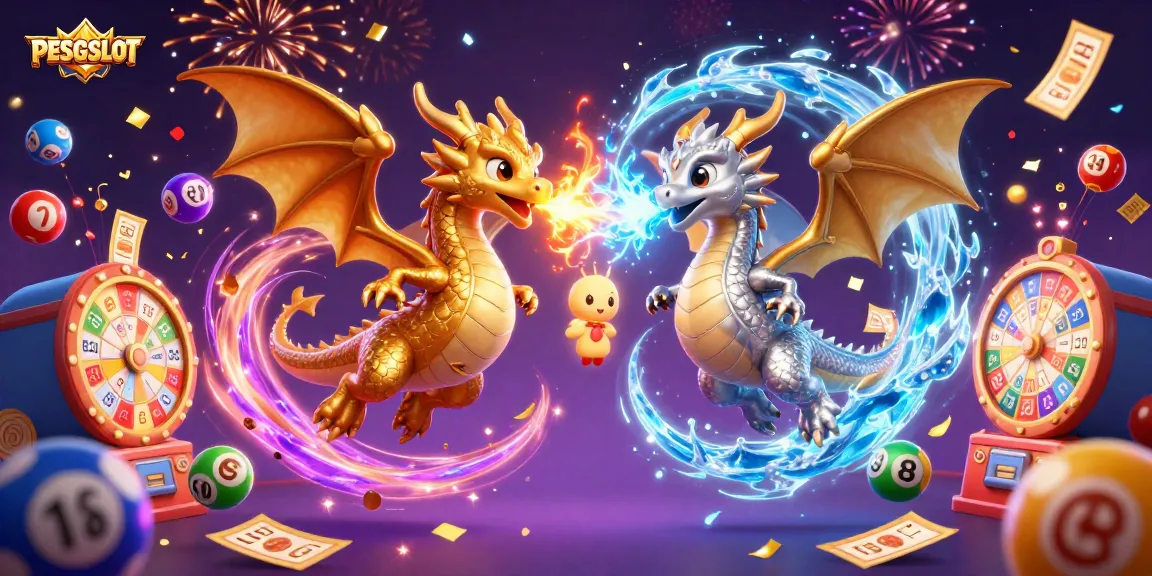 PESGSLOT reveals thrilling gaming dynamics with mystical dragons and vibrant lottery elements
