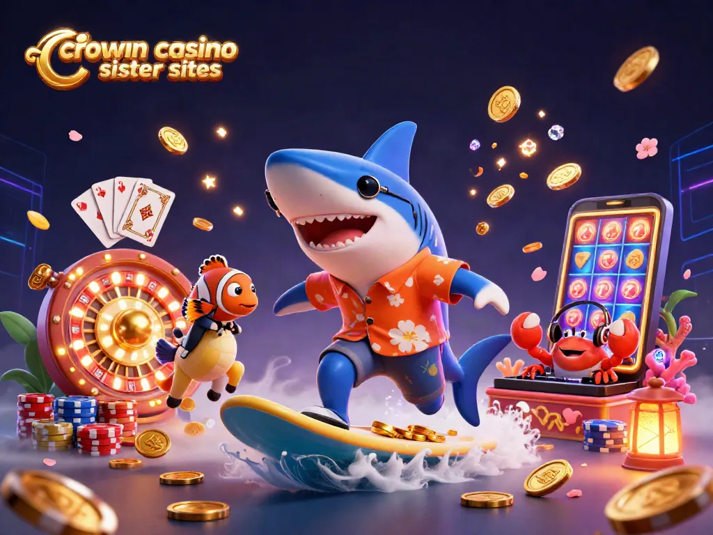Surf with the crown coins casino sister sites in this vibrant, exciting gaming scene.