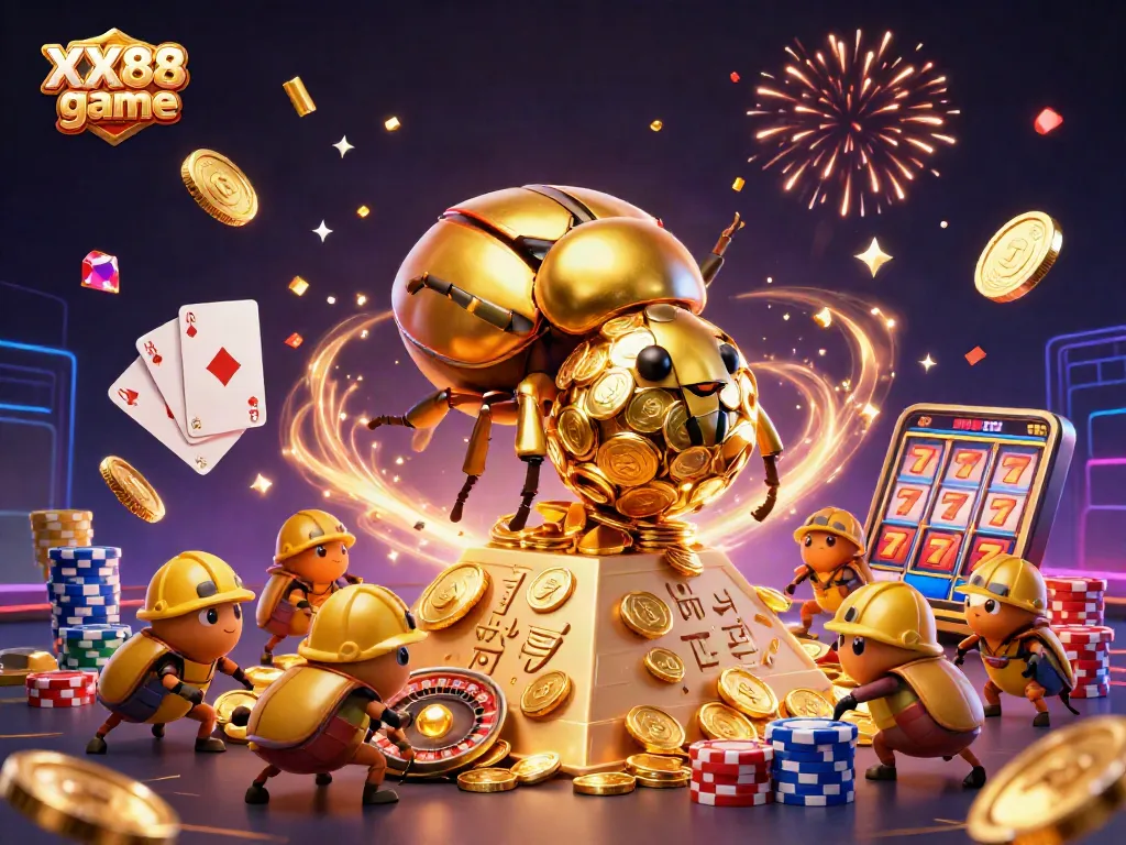 Spin the reels and win with the exciting XX88 game featuring vibrant casino elements.