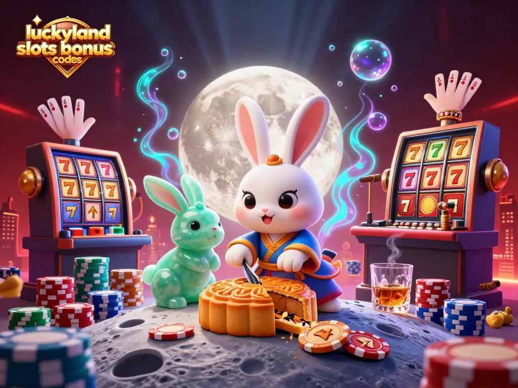 Engage in LuckyLand Slots bonus codes with vibrant slot reels and energetic casino atmosphere.