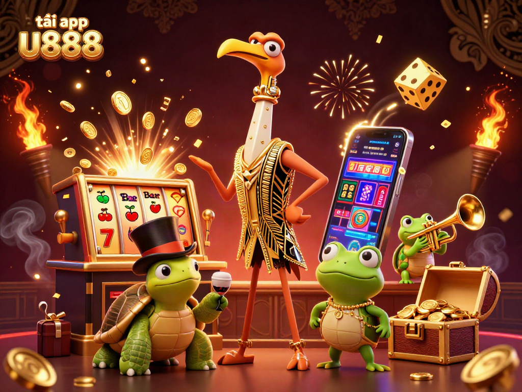 Engage in casino fun by tải app u888, featuring vivid characters and jackpot excitement