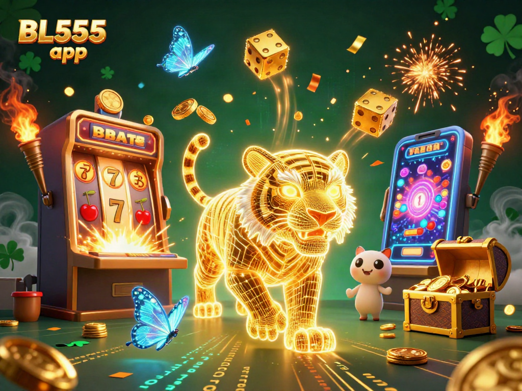 Experience the excitement of the BL555 app with a dazzling digital casino and winning gameplay elements.