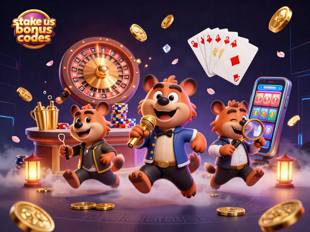 Engage with stake us bonus codes while enjoying vibrant casino entertainment from animated hyenas.