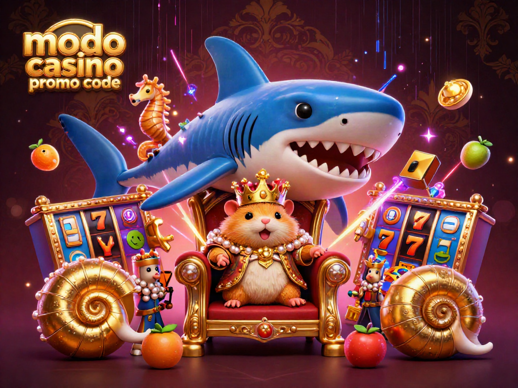 Experience winning strategies with modo casino promo code in a vibrant casino-themed 3D scene.
