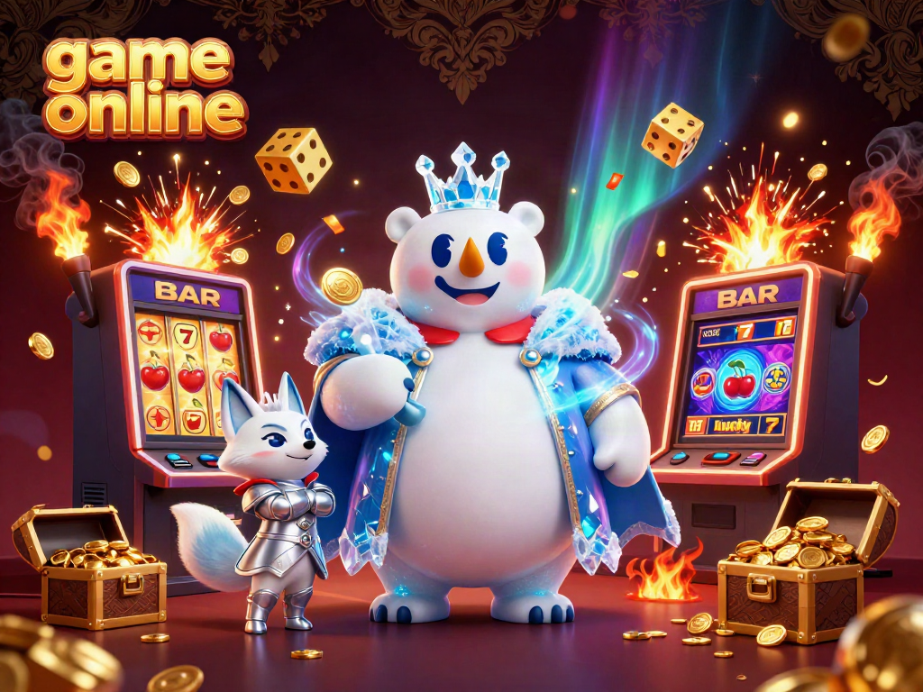 Experience the excitement of game online with captivating visuals and vibrant casino elements.