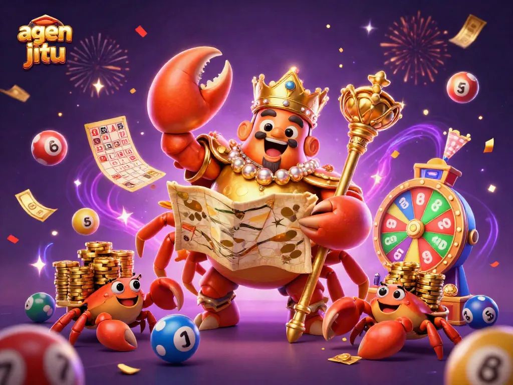 agen jitu memainkan permainan lotere dengan dadu dan kartu bingo cerah.