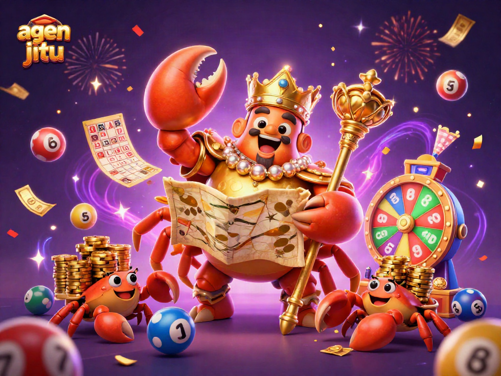 agen jitu memainkan permainan lotere dengan dadu dan kartu bingo cerah.