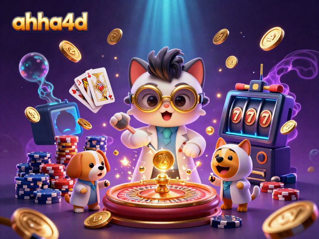 Engage in thrilling online gaming with ahha4d, featuring dazzling coin replication and a fun casino atmosphere.