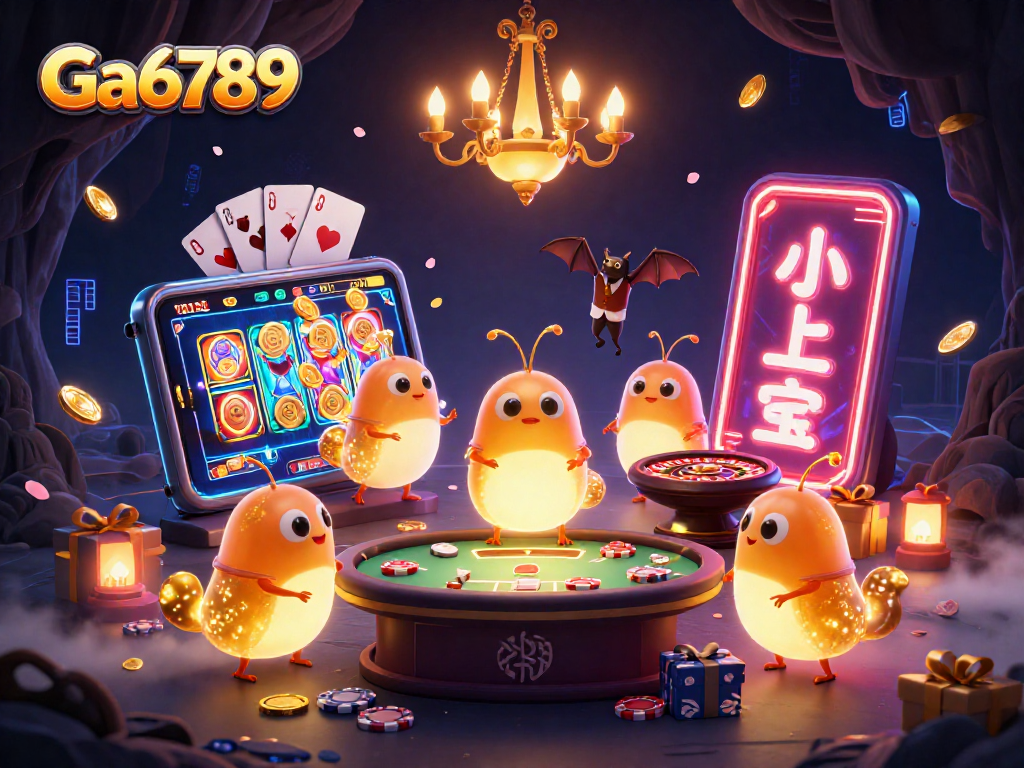 Ga6789 delivers an electrifying glowworm-themed casino experience with vibrant game elements!