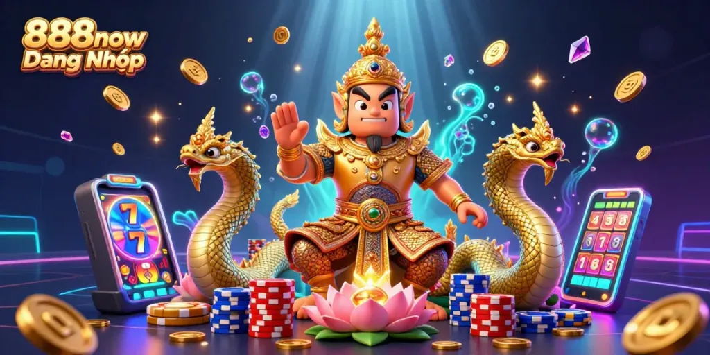 Experience thrilling games with 888now Đăng Nhập and stunning graphics, revealing the excitement of online slots.