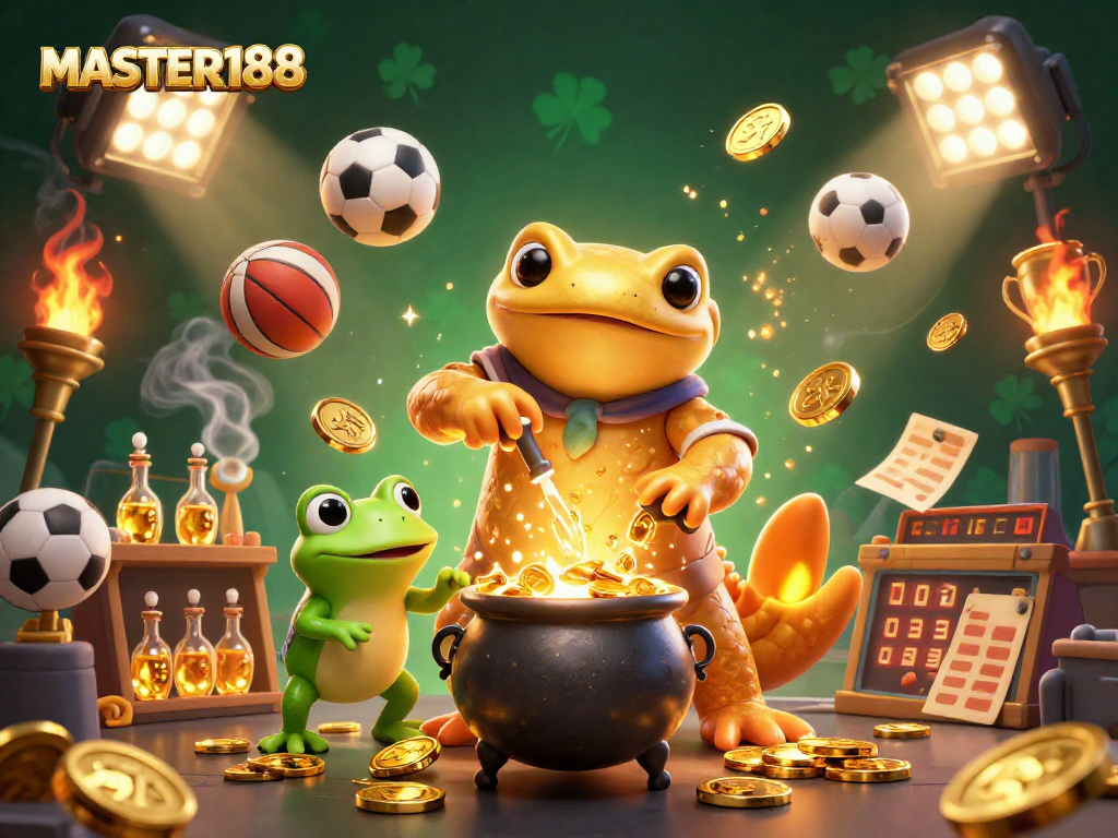 Join the adventure at MASTER188 with golden salamanders and thrilling sports betting action.