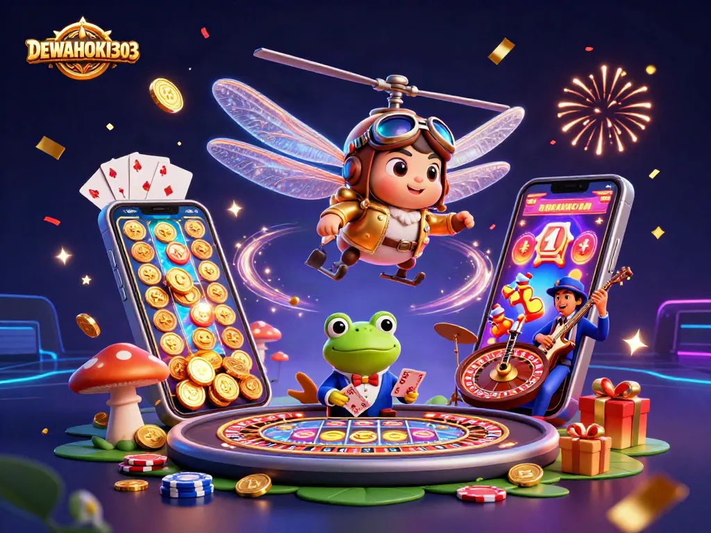DEWAHOKI303 mengungkap sensasi slot dengan ilustrasi 3D penuh warna dan detail.
