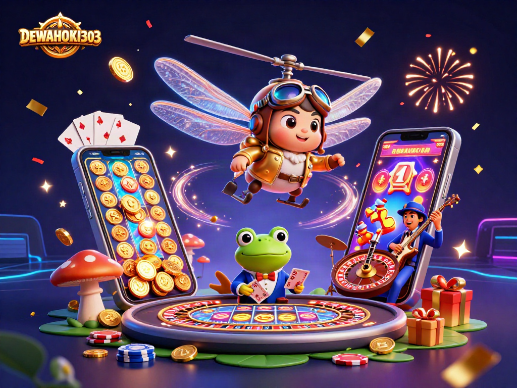 DEWAHOKI303 mengungkap sensasi slot dengan ilustrasi 3D penuh warna dan detail.
