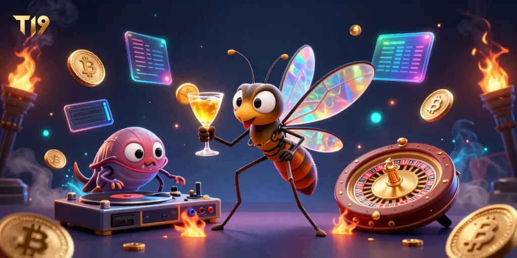 Play engaging games at T19 online casino with unique cartoon characters and vibrant visuals.