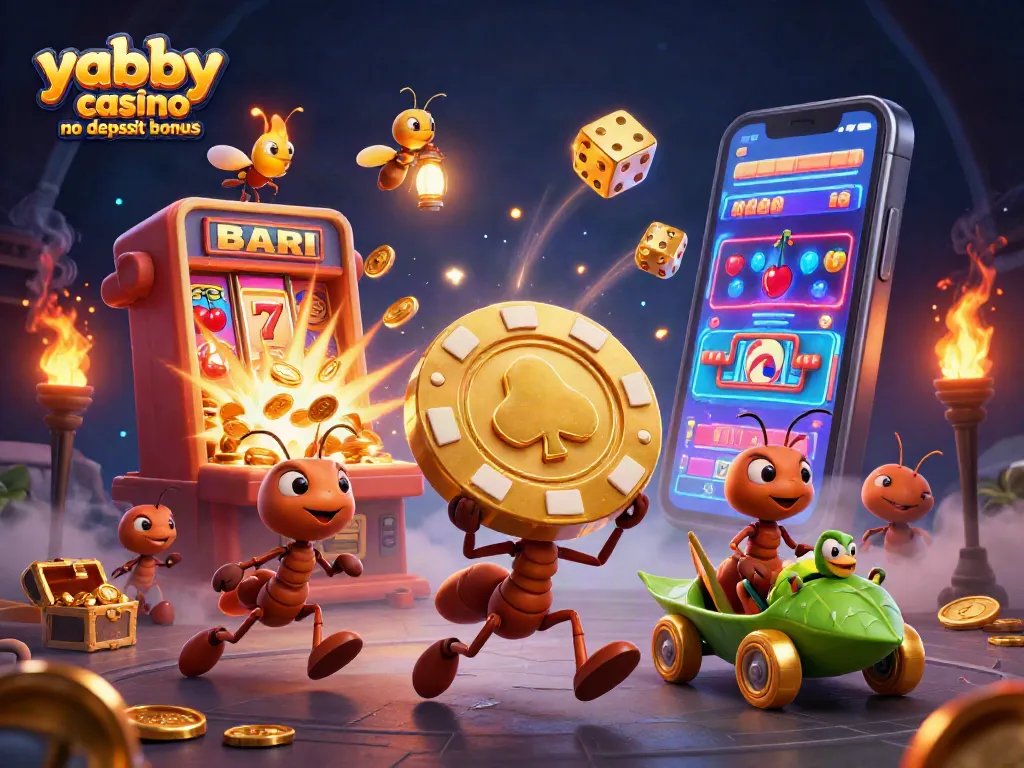 Experience the excitement with yabby casino no deposit bonus and dynamic 3D characters in a rich casino heist scene.