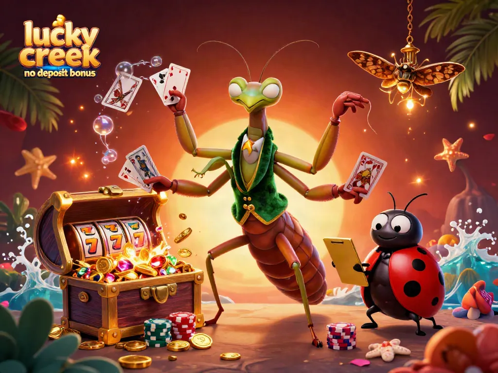 Experience the thrill of winning with the lucky creek casino no deposit bonus in this vibrant casino scene.